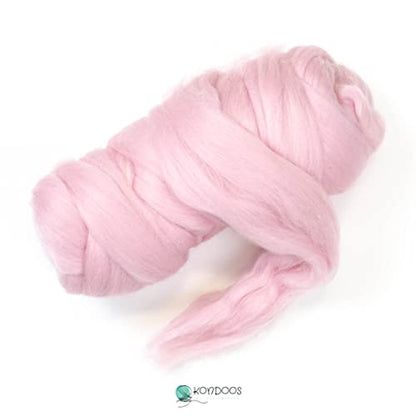 Colored Natural Wool roving