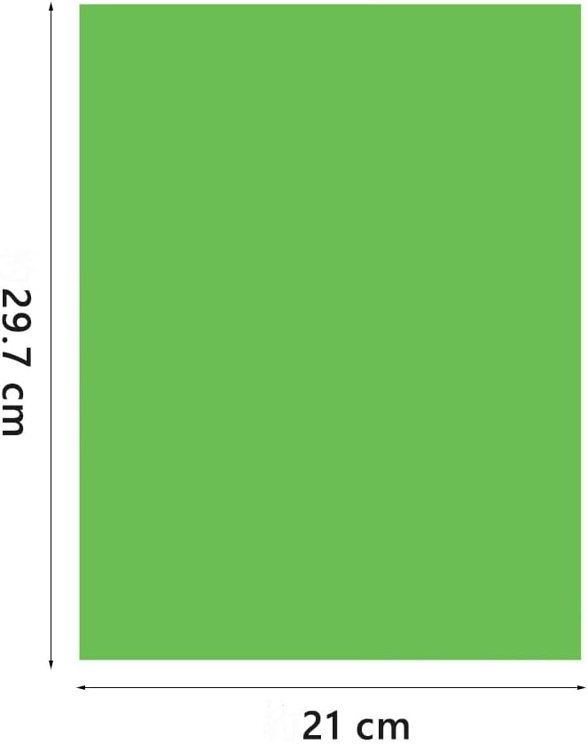 A4 Origami Paper Green 100 Sheets, 8.27×11.7 inch Double Sided Color Easy Fold Big Origami Paper A4 Colored Copy Papers Thin 70gsm for Beginners, DIY handwork Art and Craft Projects (210 x 297 mm) - Crafty Corner