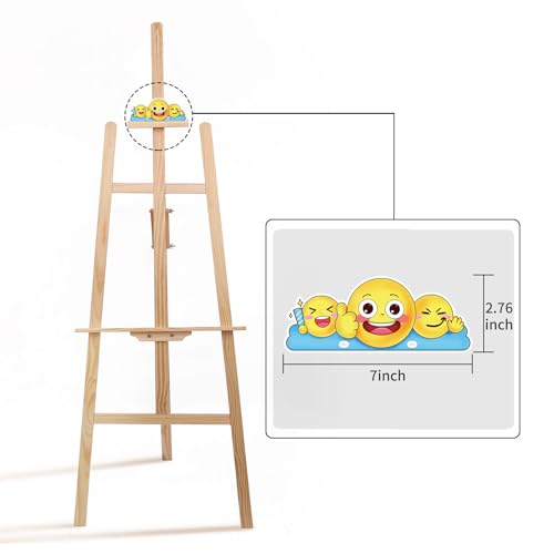 Smiley Wooden Easel for Painting