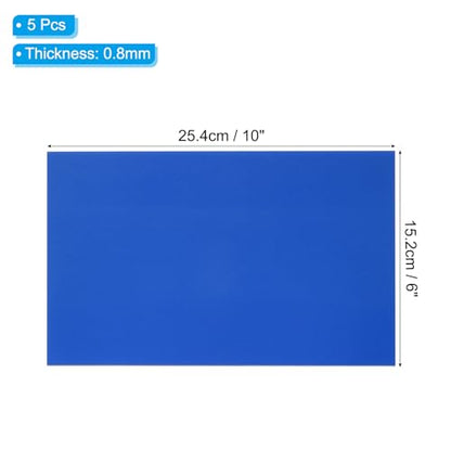 6x10 Inch Anodized Aluminum Sheet Metal (5 Count)