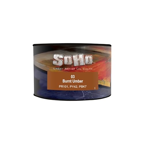 Oil Paint Burnt Umber (14.54 Fl Oz)