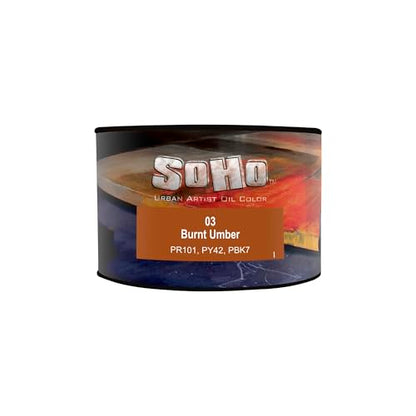 Oil Paint Burnt Umber (14.54 Fl Oz)