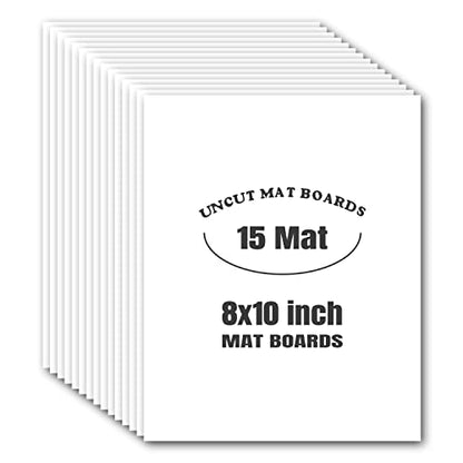 8x10 Uncut Picture Mat Boards