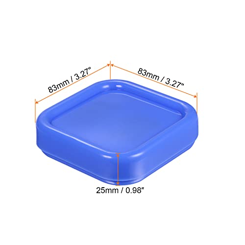 Magnetic Pin Cushion Square Sewing Pin Holder Blue