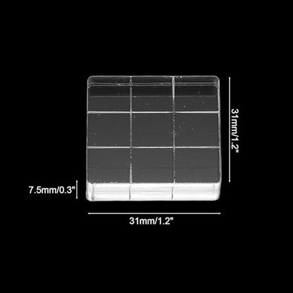 1.2"x1.2" Acrylic Stamp Block (6 Count)