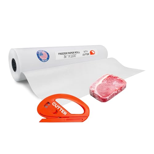 White Freezer Paper 36" x 13200" (3300 Sq Ft)