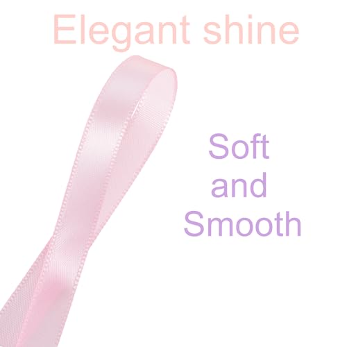 3 8 Inch Light Pink Ribbon 50Yards