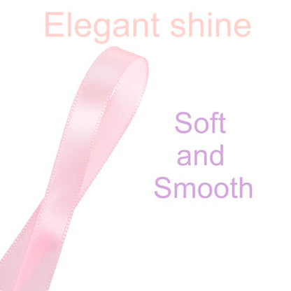3 8 Inch Light Pink Ribbon 50Yards