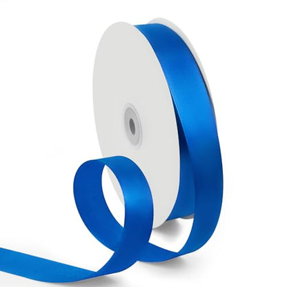 1 Inch 100 Yards Satin Ribbon Royal Blue (300 Foot)