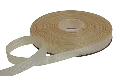 Polka Dot Grosgrain Ribbon 25 Yard Each Roll 100% Polyester