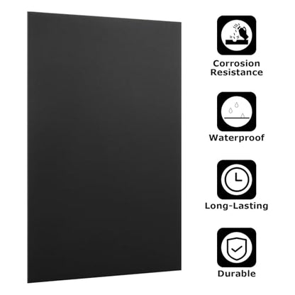 5 Pack 5052 Anodized Aluminum Sheet Metal 12 x 6 x 1 (5 Count)