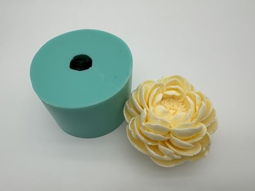 3D Peony Candle Wax Mold DIY Flower Silicone Molds for Resin Crystal Epoxy Paris Plaster Gift Crafts Home Decorations Mould