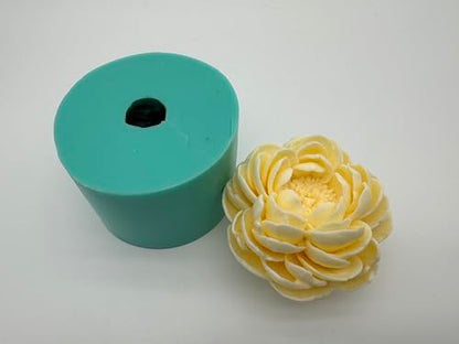 3D Peony Candle Wax Mold DIY Flower Silicone Molds for Resin Crystal Epoxy Paris Plaster Gift Crafts Home Decorations Mould