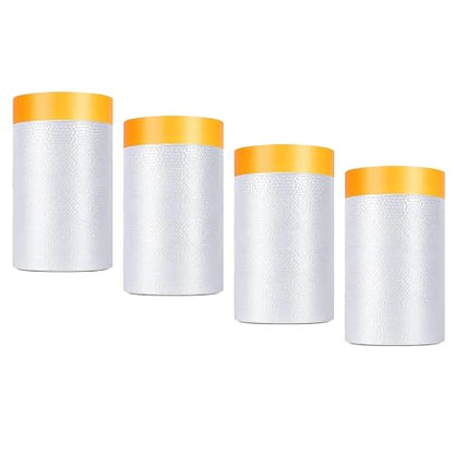 Pre Taped Masking Film 22" x 66' for Painting (4 Count)