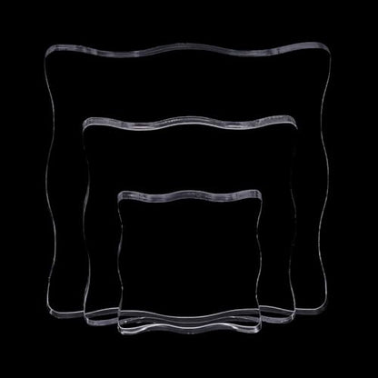 3 Piece Clear Acrylic Stamp Blocks (3 Count)