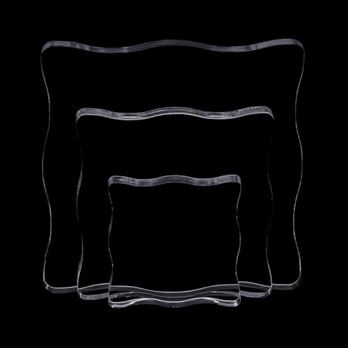3 Piece Clear Acrylic Stamp Blocks (3 Count)