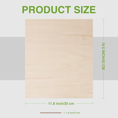 6 Pack Laser Wood Sheets 1 (8 Sq Ft)