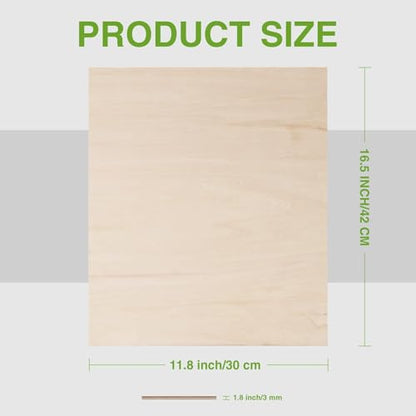 6 Pack Laser Wood Sheets 1 (8 Sq Ft)