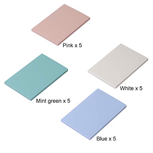 20 PCS 4 x 6 Inch Soft Rubber Stamp Carving Blocks (20 Count)