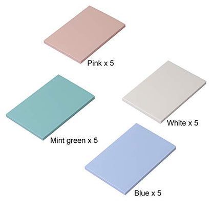 20 PCS 4 x 6 Inch Soft Rubber Stamp Carving Blocks (20 Count)