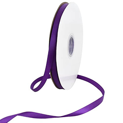 100yds 3 8 Inch Purple Satin Ribbon for Craft Gifts Wrapping (300 Foot)