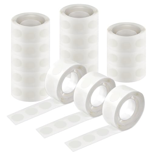 1500Pcs Glue Points Dots 15mm Removable Balloon Glue Tape Dots (1500 Count)