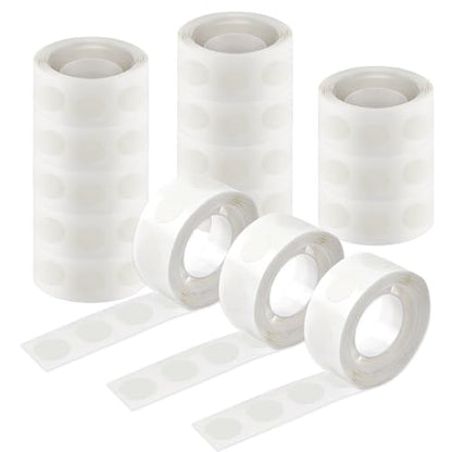 1500Pcs Glue Points Dots 15mm Removable Balloon Glue Tape Dots (1500 Count)