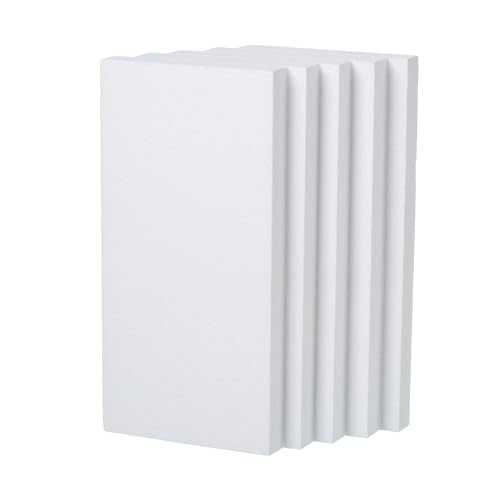 12x6x1in Craft Foam Blocks 5 Pack Foam Board for Art School Project