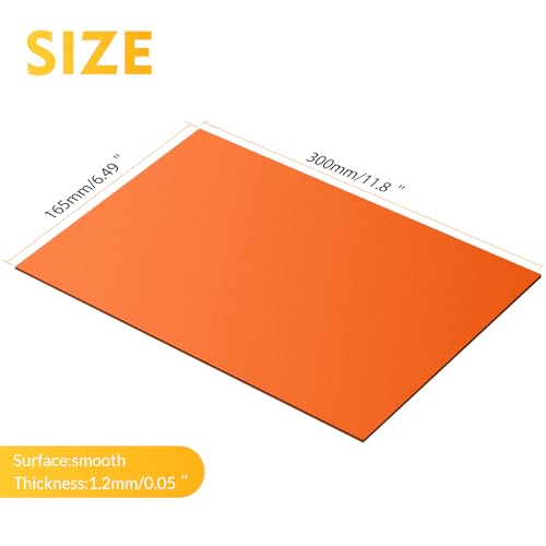 Laser Engraving Blank ABS Double Color Plastic Sheet (12 Count)