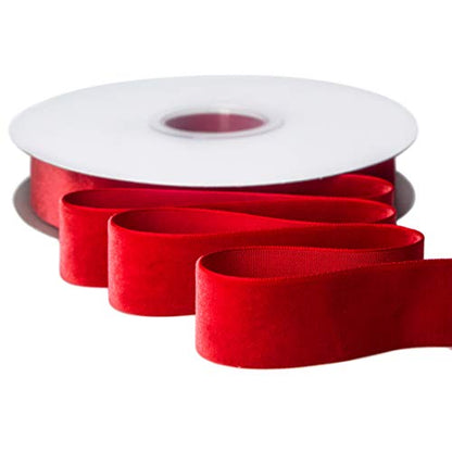 Polyester Red Velvet Ribbon (30 Foot)