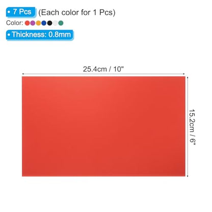 6x10 Inch Anodized Aluminum Sheet Metal (7 Count)