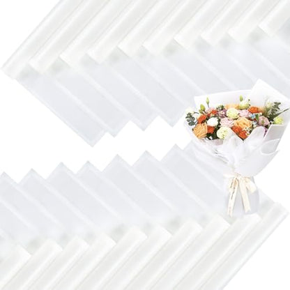 20 Sheets Flower Wrapping Paper (20 Count)