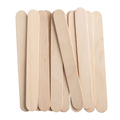 Jumbo 6 Inch Wooden Craft Popsicle Sticks [6 (6000 Count)