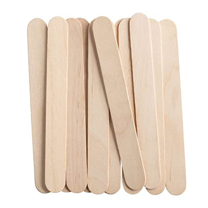 Jumbo 6 Inch Wooden Craft Popsicle Sticks [6 (6000 Count)