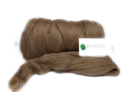 Colored Natural Wool roving (16 Ounce)
