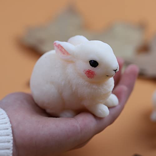 2 Pack Hairy Rabbit Silicone Mold for Candle
