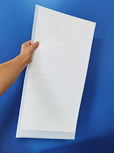 12 x 24 Flat Packaging Mylar Sheet Milky Translucent PET Blank Stencil Making Sheet for Cutting