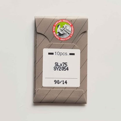 10PCS SLX75 SY2054 Organ Serger Overlock Sewing Machine Needle for Singer 14U Sharp (10 Count)