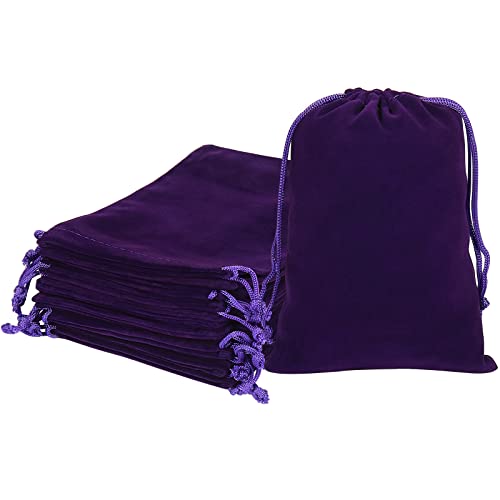 20pcs Velvet Bags 5x7 in for Jewelry Gift Packaging (20 Count)