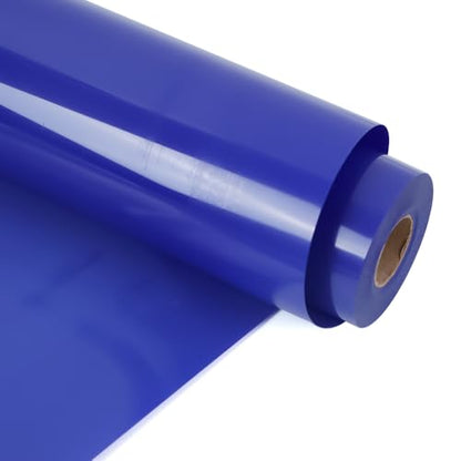 RENLITONG Sapphire Blue Iron on Vinyl 12Inch by 13ft Roll Heat Transfer Vinyl for T (11.2 Ounce)
