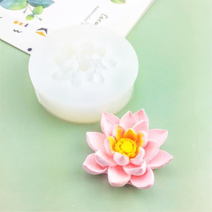 9 PCS Flower Candle Molds Rose Silicone Candle Mold Flower Shapes (9 Count)