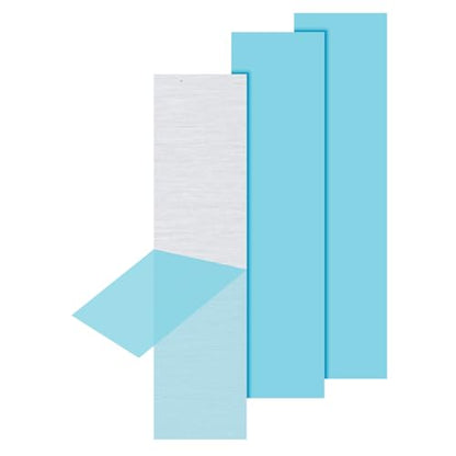 6061 T651 Aluminum Sheet Metal 6 x 1.97 x 1 (3 Count)