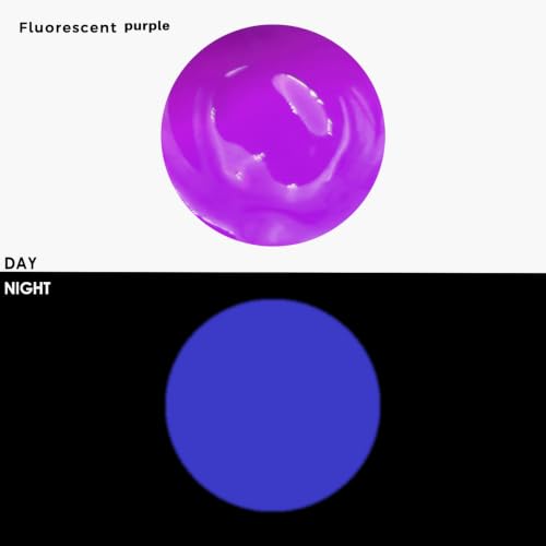 Fluorescent Purple Acrylic Paint 120ml (4.05 Fl Oz)