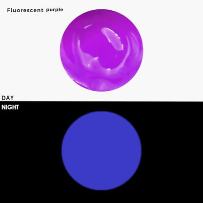 Fluorescent Purple Acrylic Paint 120ml (4.05 Fl Oz)
