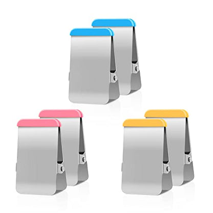 Chip Clips with Colored Silicone (12 Count)