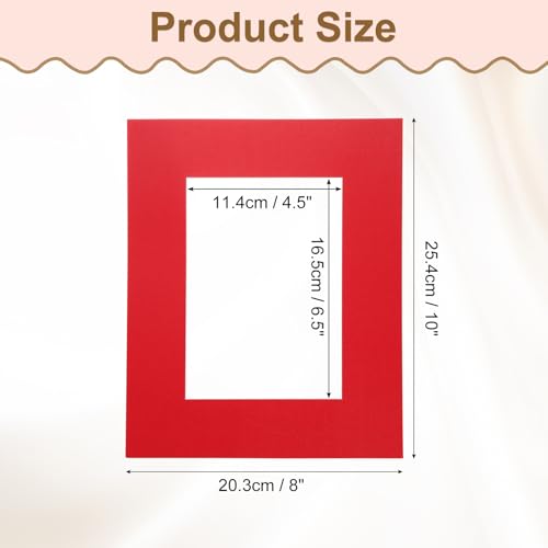 Picture Mats 8 x 10 for 5 x 7 Pictures Acid Free