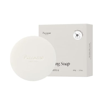 Brush Cleaner Soap with Case & Cleaning Mat