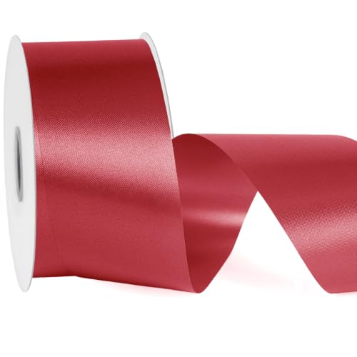 2.5 Inch Red Polypropylene Ribbon