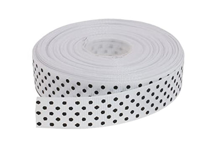 Polka Dot Grosgrain Ribbon 25 Yard Each Roll 100% Polyester