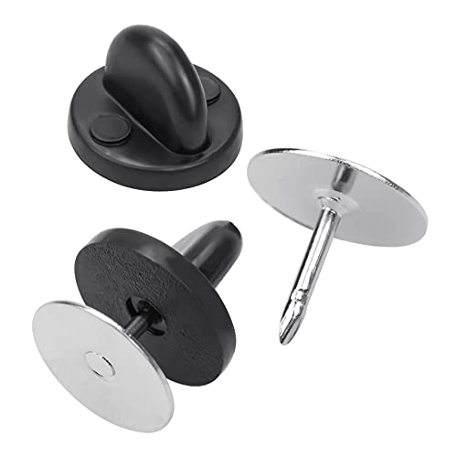 400pcs PVC Rubber Pin Backs Butterfly Clutch Pin Tie Tacks Blank for Uniform Badges Backing Holder Clasp Lapel Enamel